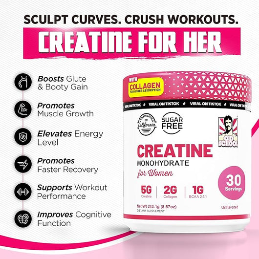 Creatine Monohydrate for Women